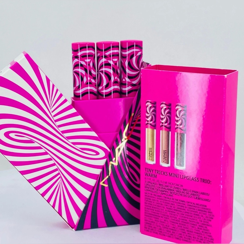 MAC Cosmetics Tiny Tricks Mini Lipglass Trio